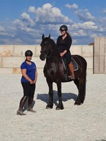 Ponyreiten und Unterstützung